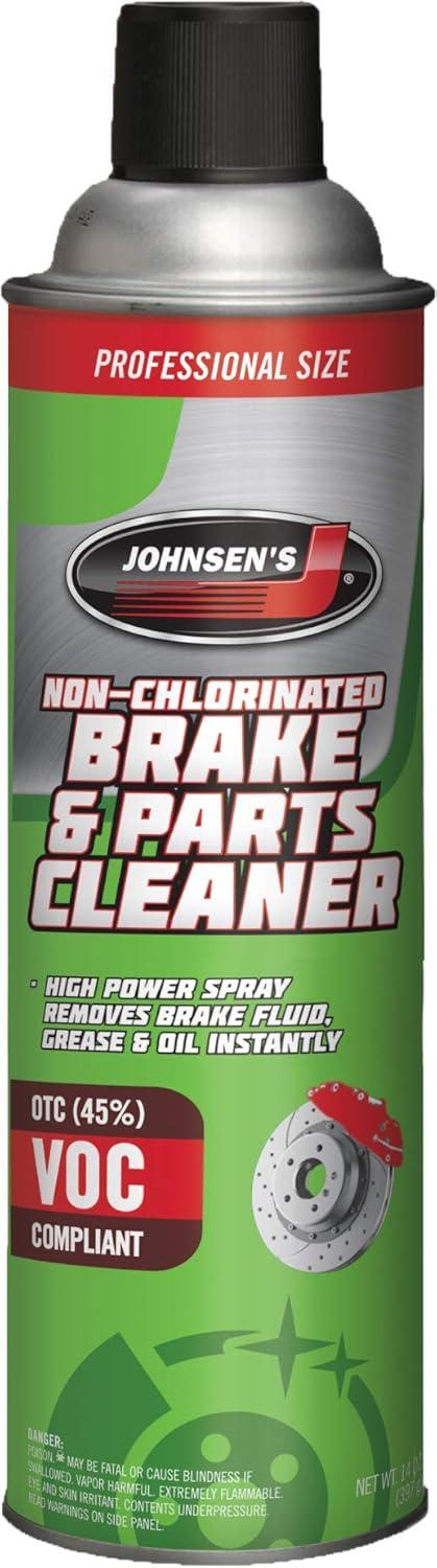 Johnsens 2417 14 oz Non-Chlorinated Brake Parts Cleaner - Pack of 12