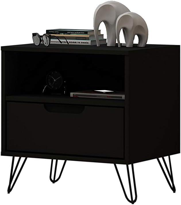 1.0 Rockefeller Nightstand - Manhattan Comfort