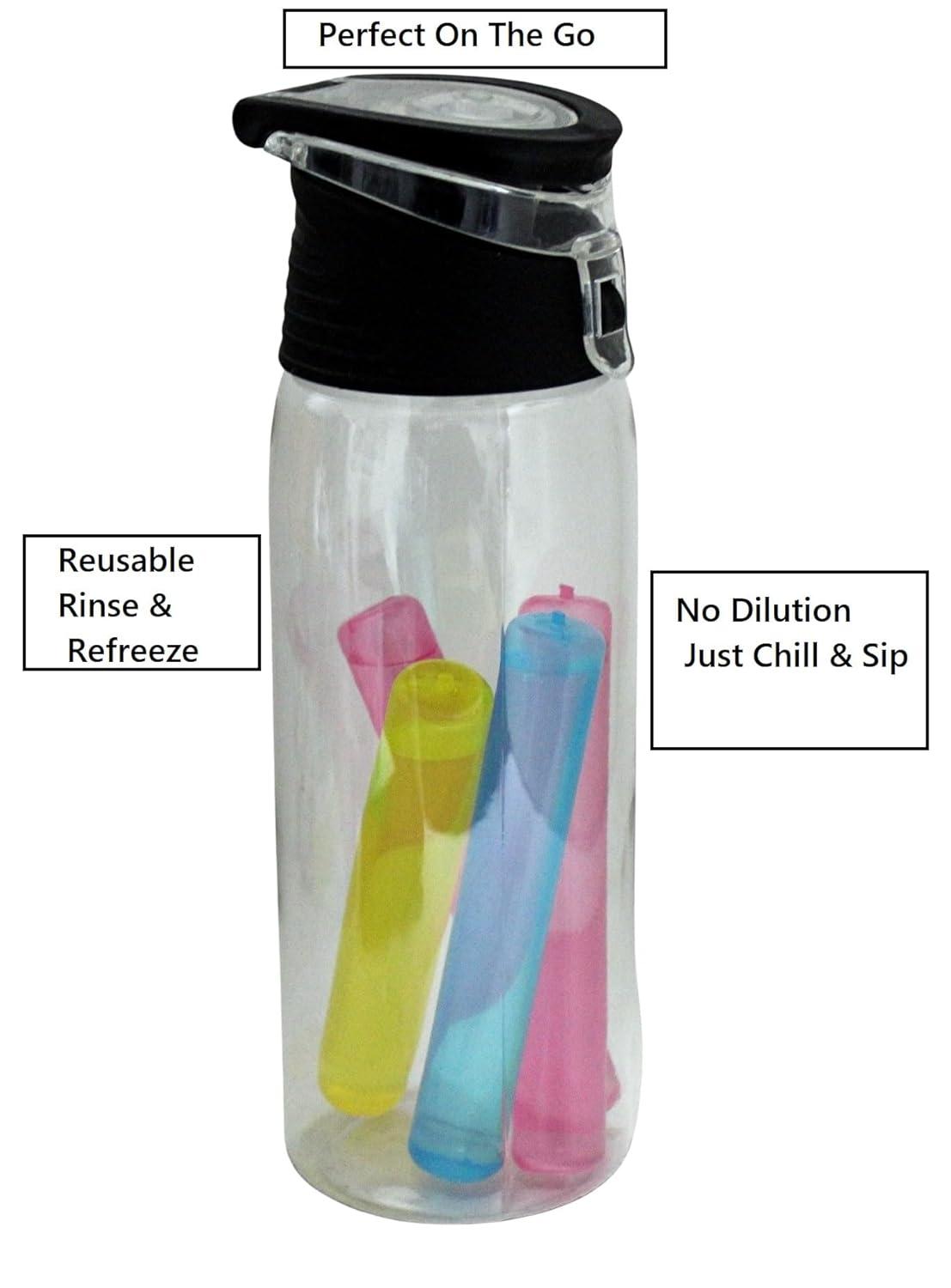 Vibrant Multicolor BPA-Free Reusable Ice Cube Sticks for Drinks