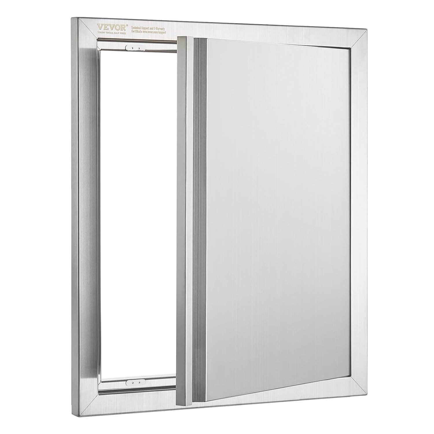 VEVOR BBQ Access Door 18-in W x 21-in H x 2-in D Built-In Grill Cabinet Single door