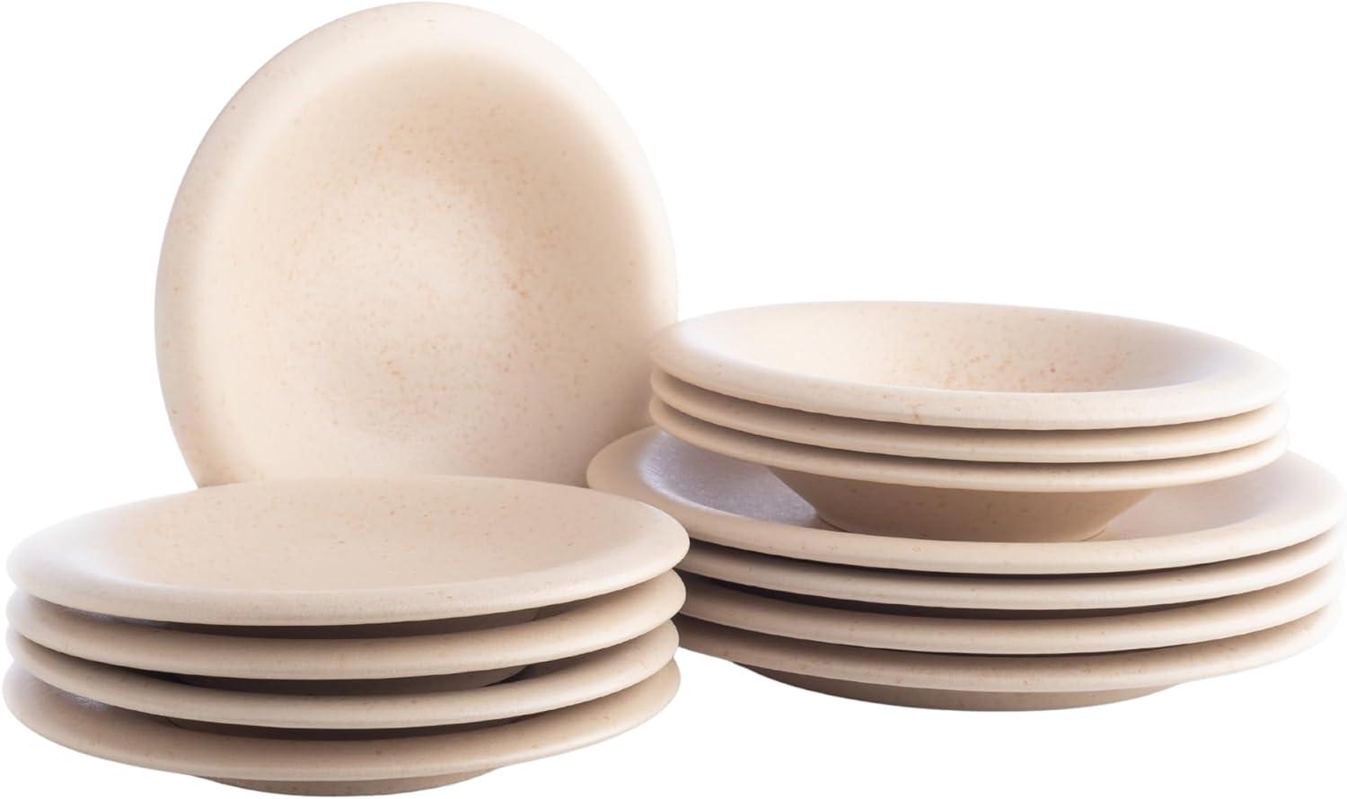 Porto By Stone Lain Aro 12-Piece Dinnerware Set Stoneware