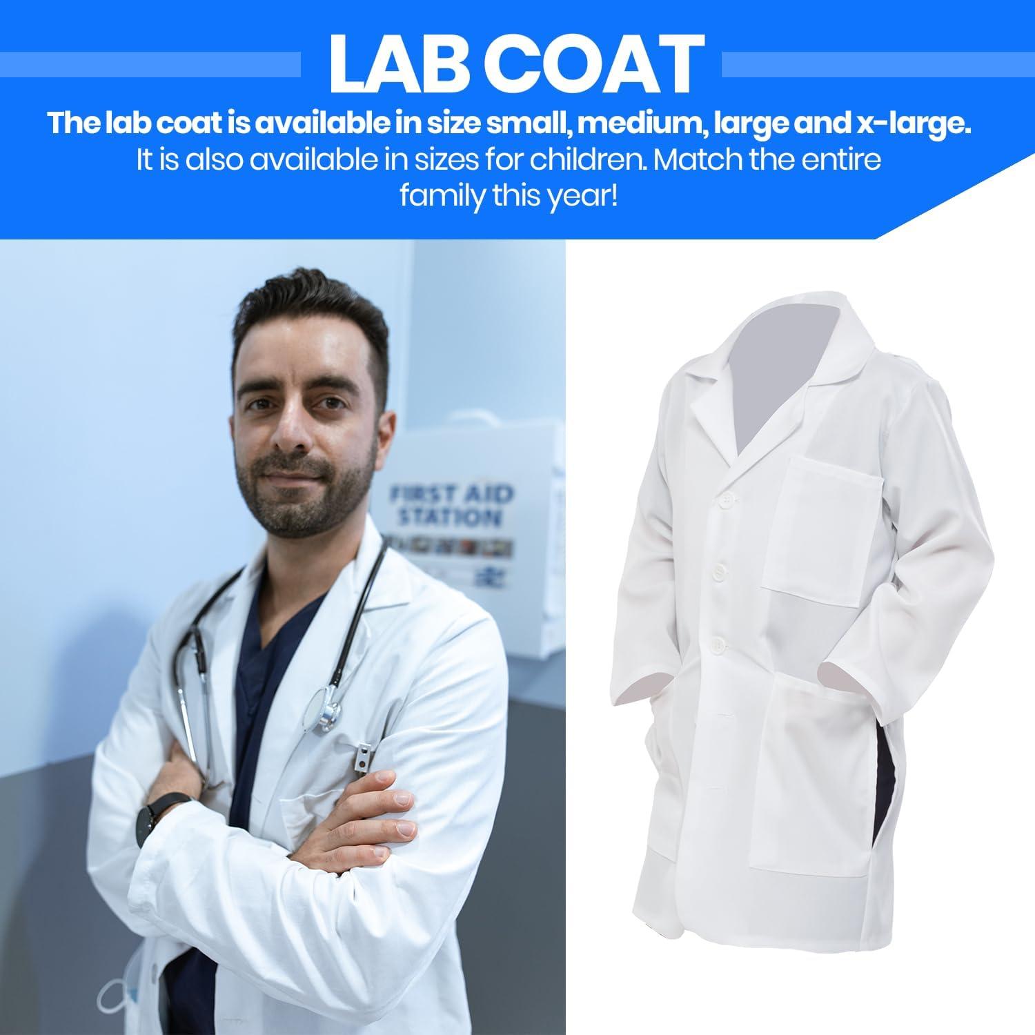 Dress Up America Doctor Lab Coat - Adult X-Large