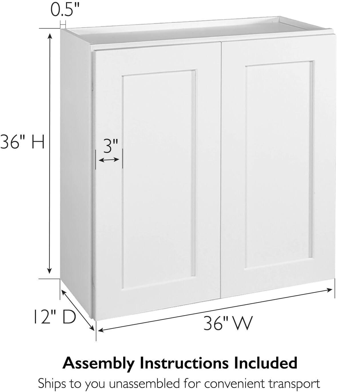 Design House Design House Brookings (Ready-to-Assemble) Shaker Style Wall Kitchen Cabinet