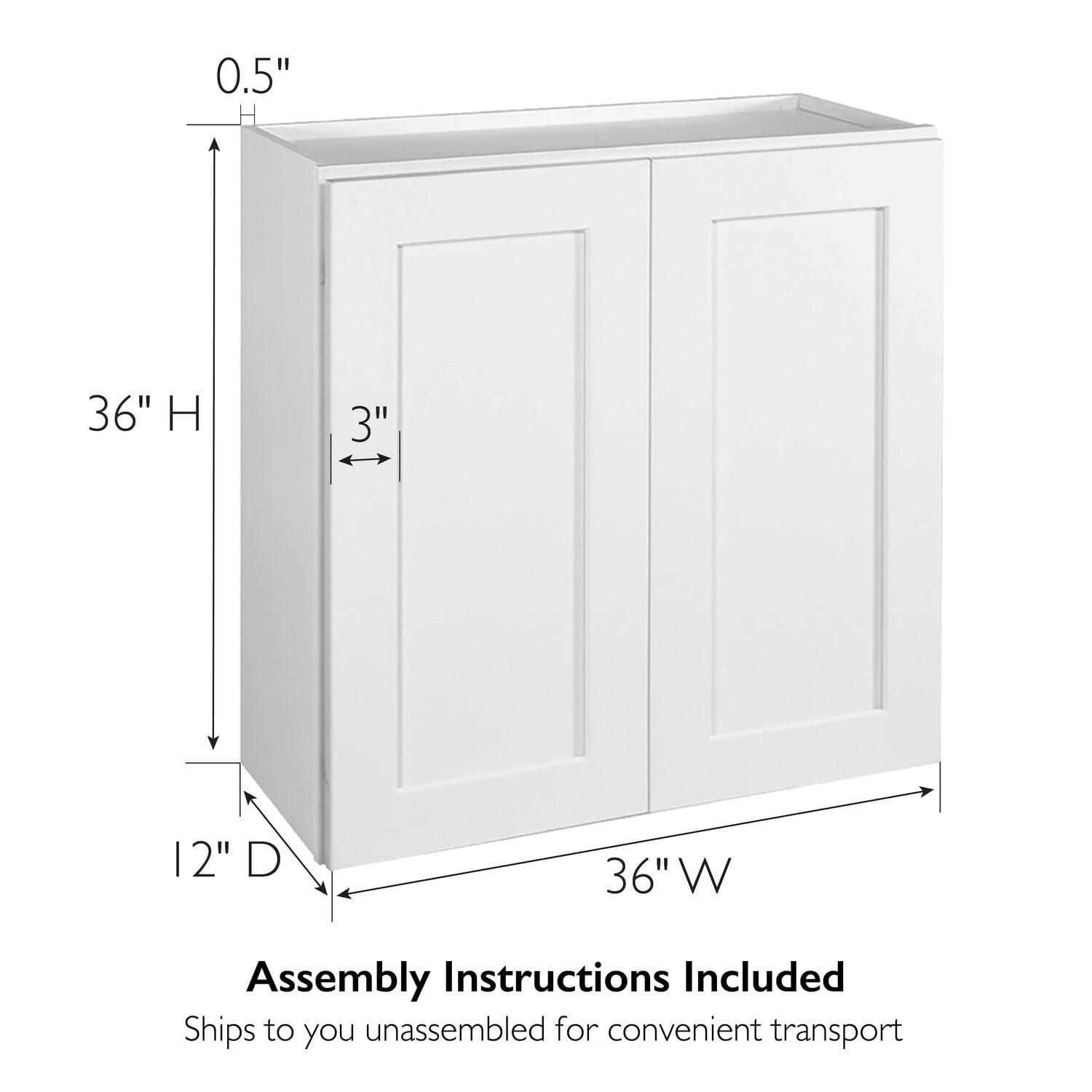 Design House Design House Brookings (Ready-to-Assemble) Shaker Style Wall Kitchen Cabinet