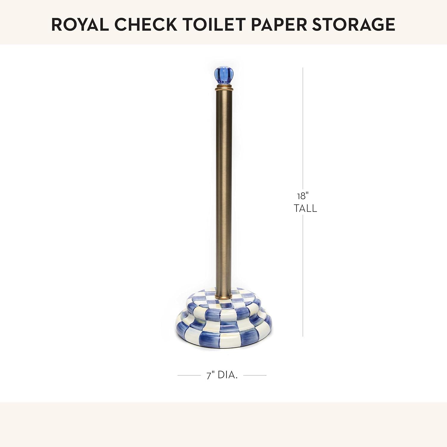 Courtly Check® Check Toilet Tissue Storage