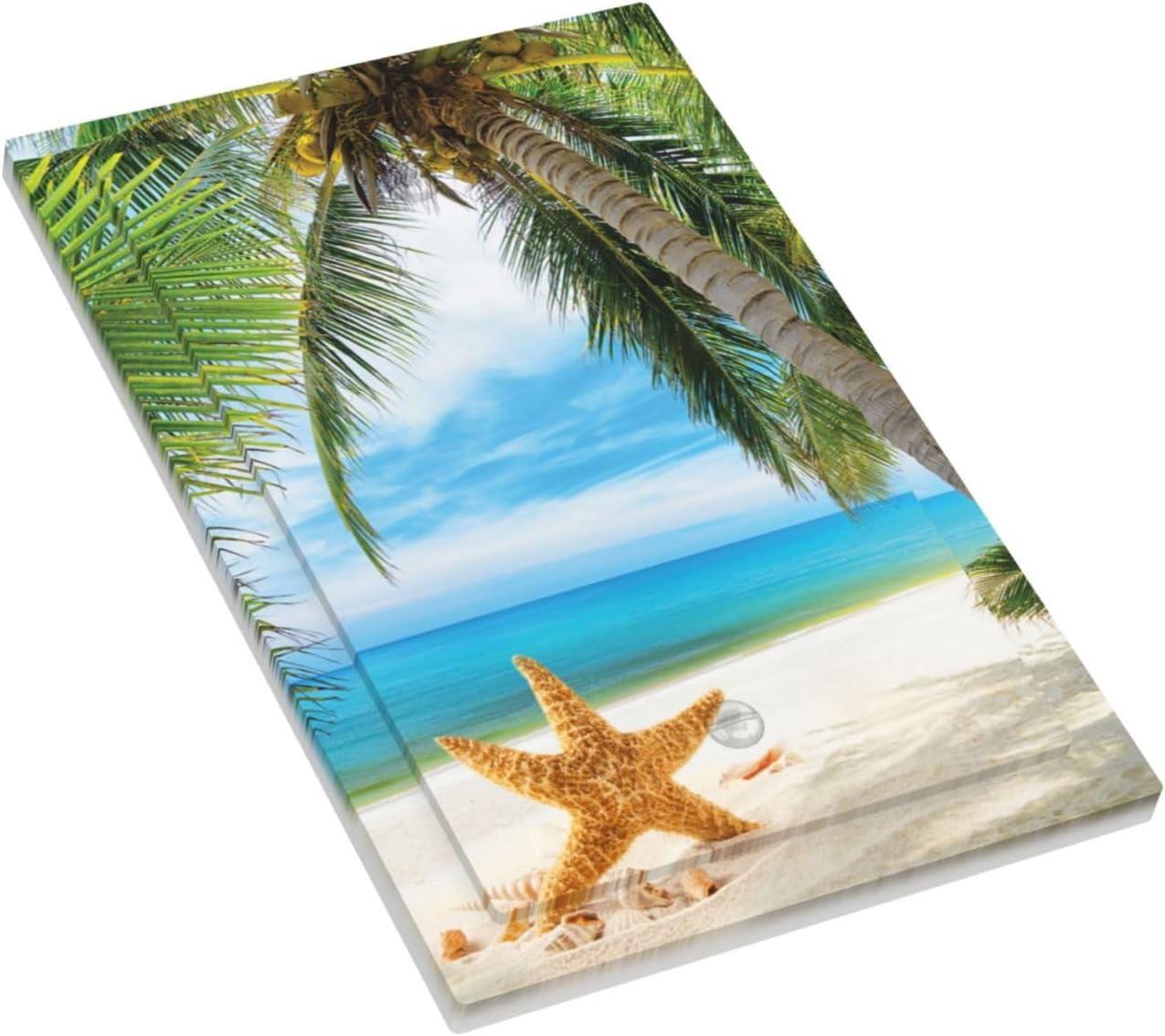 Sunyuer Sea Starfish Beach Decorative Wall Plate, 1 Gang Single Blank Outlet Cover Decorative Switch Plate for Kitchen Bathroom Bedroom, 4.5x2.76 Inch