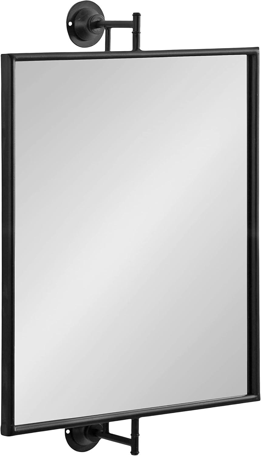 20"x31" Darbridge Rectangle Pivot Mirror Silver - Kate & Laurel All Things Decor