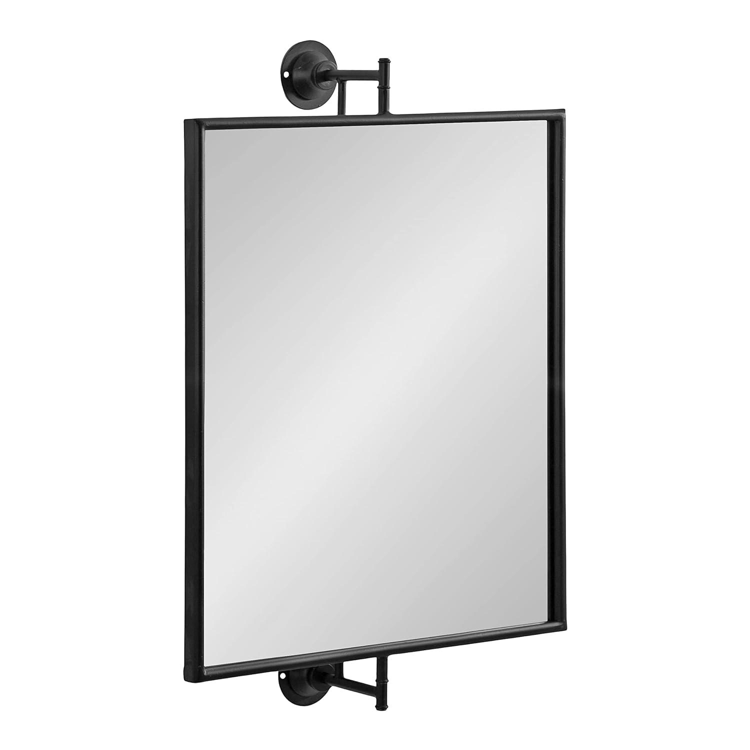 20"x31" Darbridge Rectangle Pivot Mirror Silver - Kate & Laurel All Things Decor