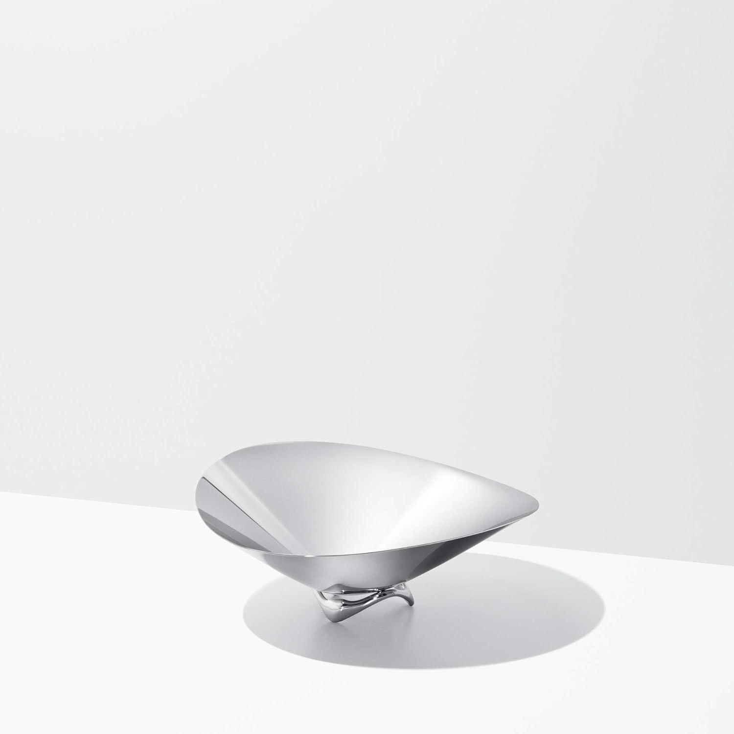 Henning Koppel Stainless Steel Sleek Decorative Bowl in Mirror Polished