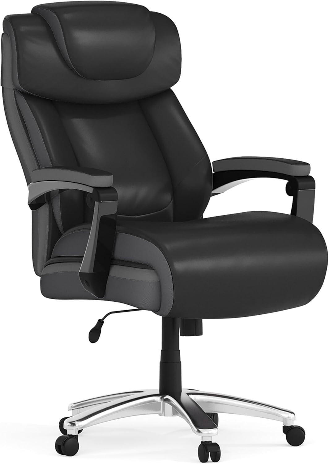 Esmeralda Big & Tall LeatherSoft Ergonomic Office Chair with Headrest and Armrests