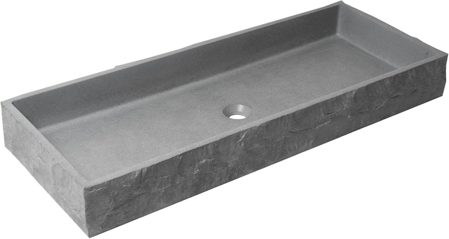 Alfi Brand 15.6'' Concrete Rectangular Bathroom Sink