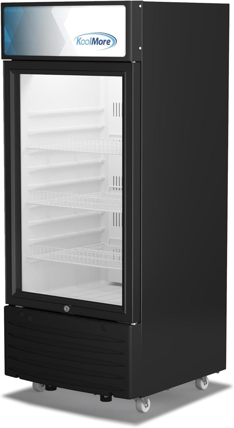 6 cu. ft. One Glass Door Commercial Display Merchandiser Refrigerator (KM-MDR-1D-6C)