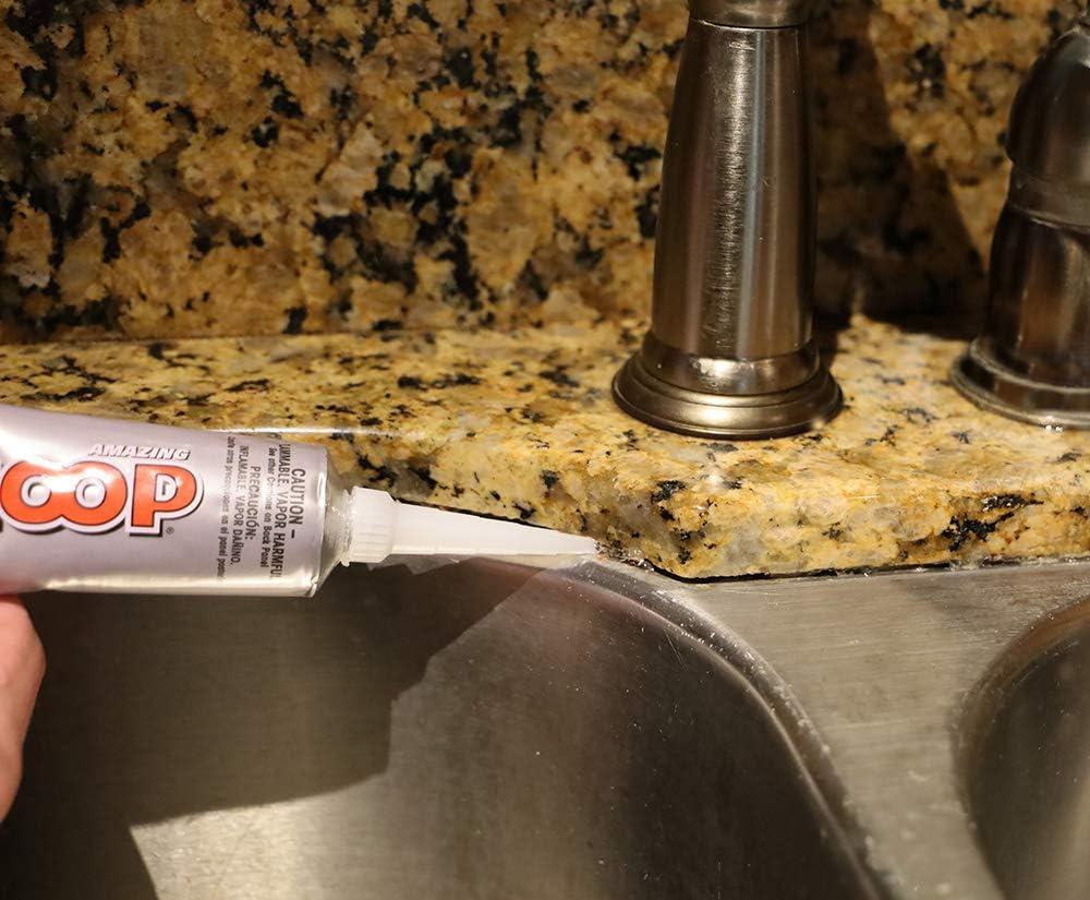 Amazing Goop Clear PVC Plumbing Adhesive and Sealant Tube, 3.7 oz
