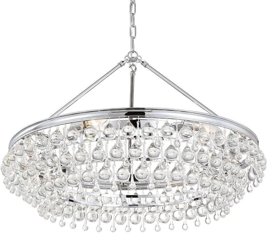 Crystorama Lighting - Six Light Chandelier - Chandelier - Calypso - Six Light