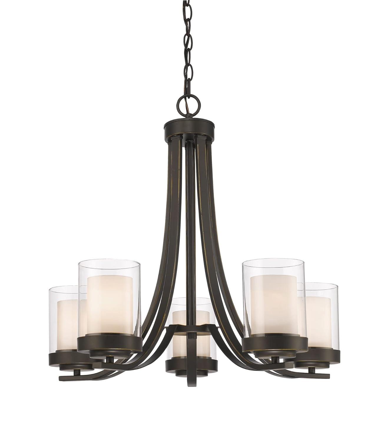 Z-Lite Willow 5 - Light Chandelier in  Olde Bronze