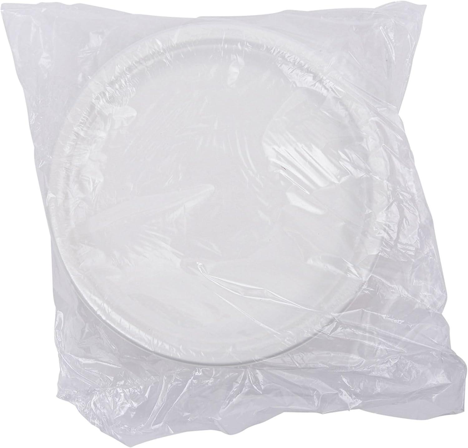Vanguard Renewable and Compostable Sugarcane Plates, 6", White, 1,000/Carton