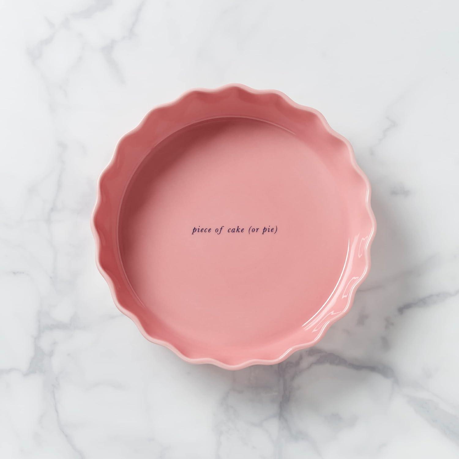 Kate Spade New York Make It Pop Stoneware Pie Pan