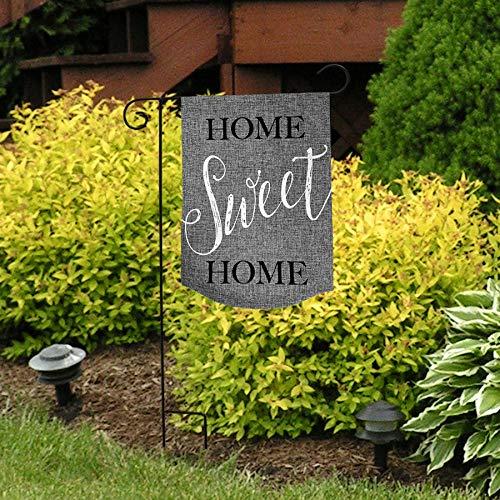 Home Sweet Home Multicolor Burlap Garden Flag 12.5" x 18"