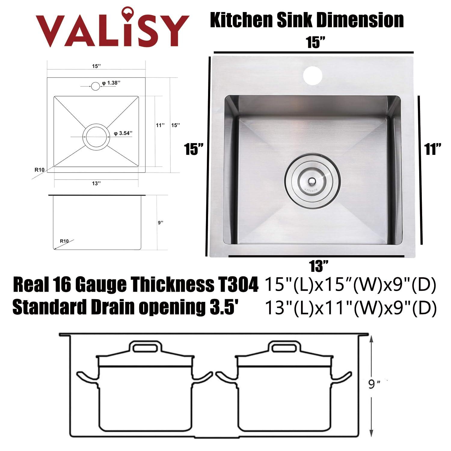 Ruvati 33-inch Apron-Front Farmhouse Kitchen Sink -Stainless Steel