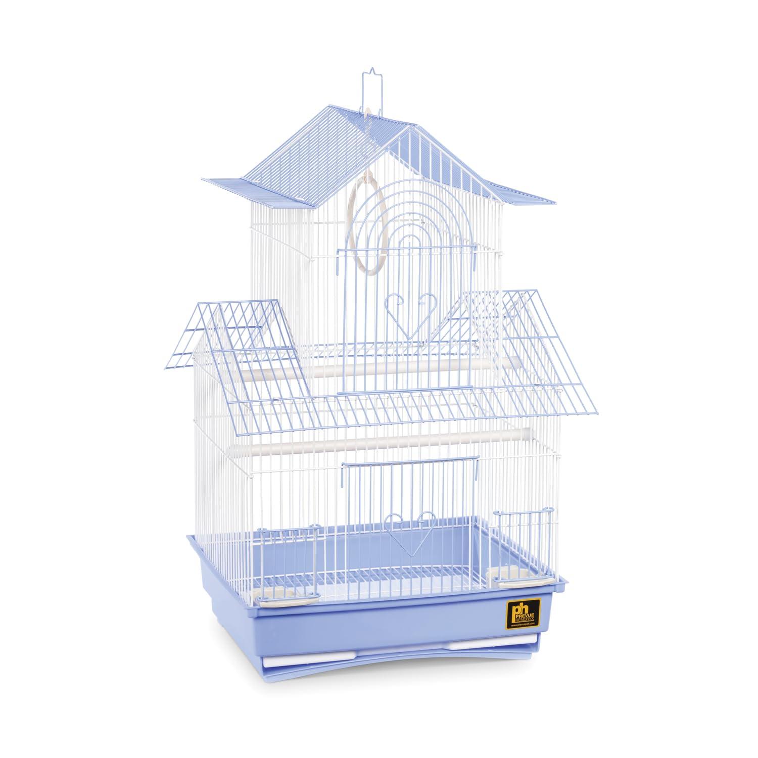 Prevue Pet Products SP1720-1 Shanghai Parakeet Cage, Yellow and White