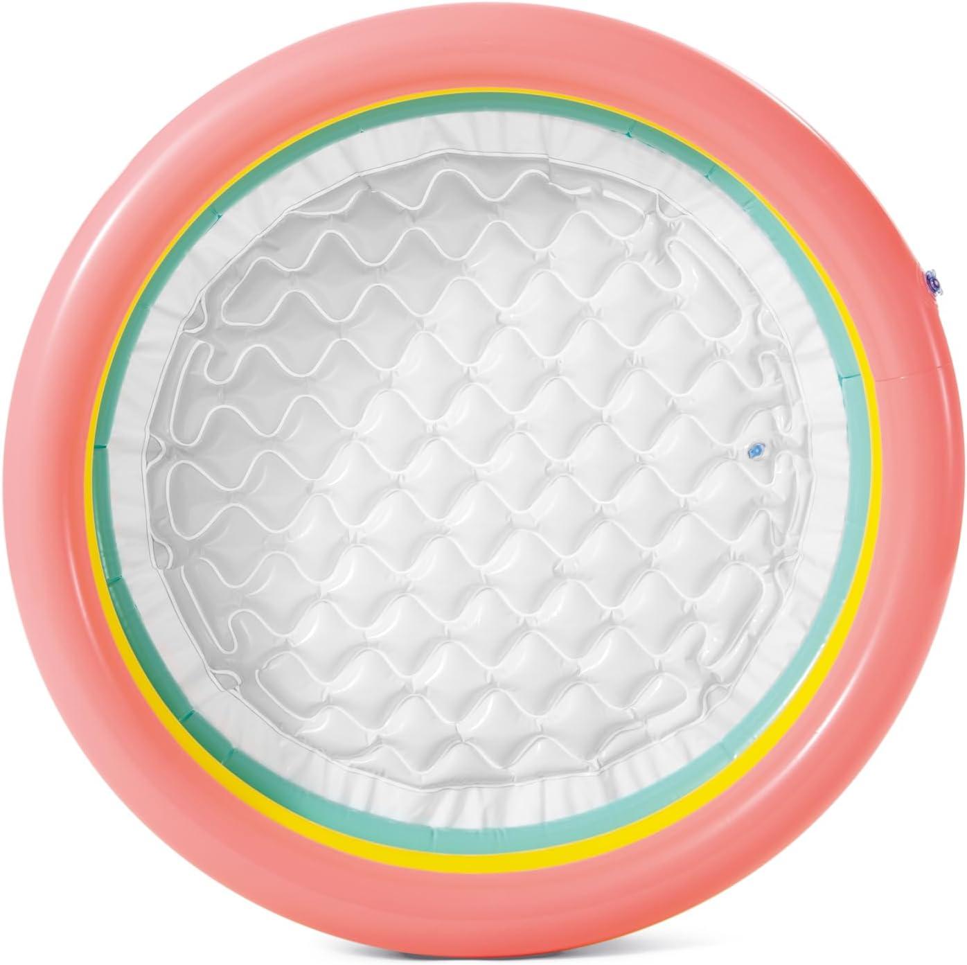 Intex 58924EP 34in x 10in Sunset Glow Soft Inflatable Baby Swimming Pool