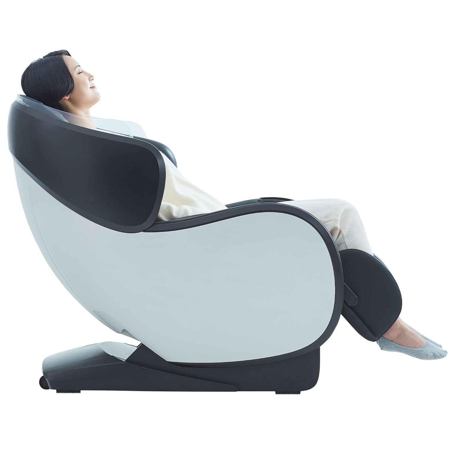 Synca Wellness Synca CirC 3 Zero Gravity Massage Chair with Reversible Ottoman, Black | Wayfair