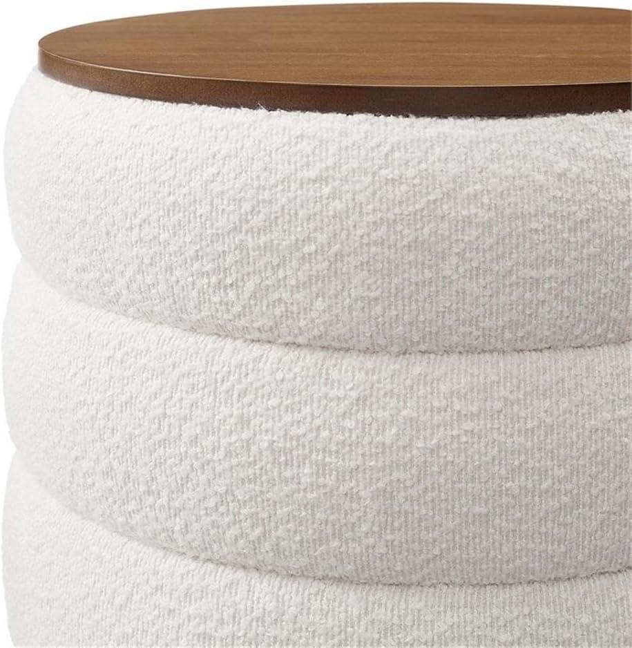 Modway Modway Mezzo 17.3" Wide Round Storage Ottoman