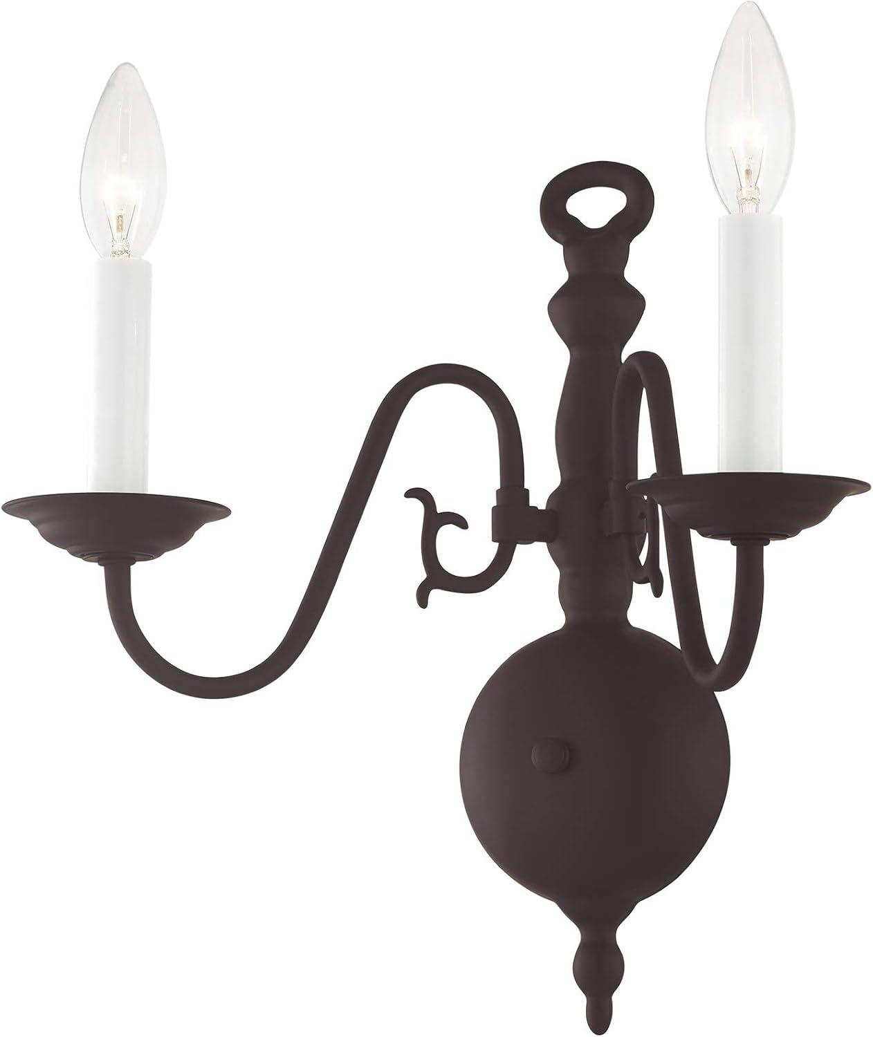 Livex Lighting Williamsburgh 2 - Light Wall Light in  Bronze