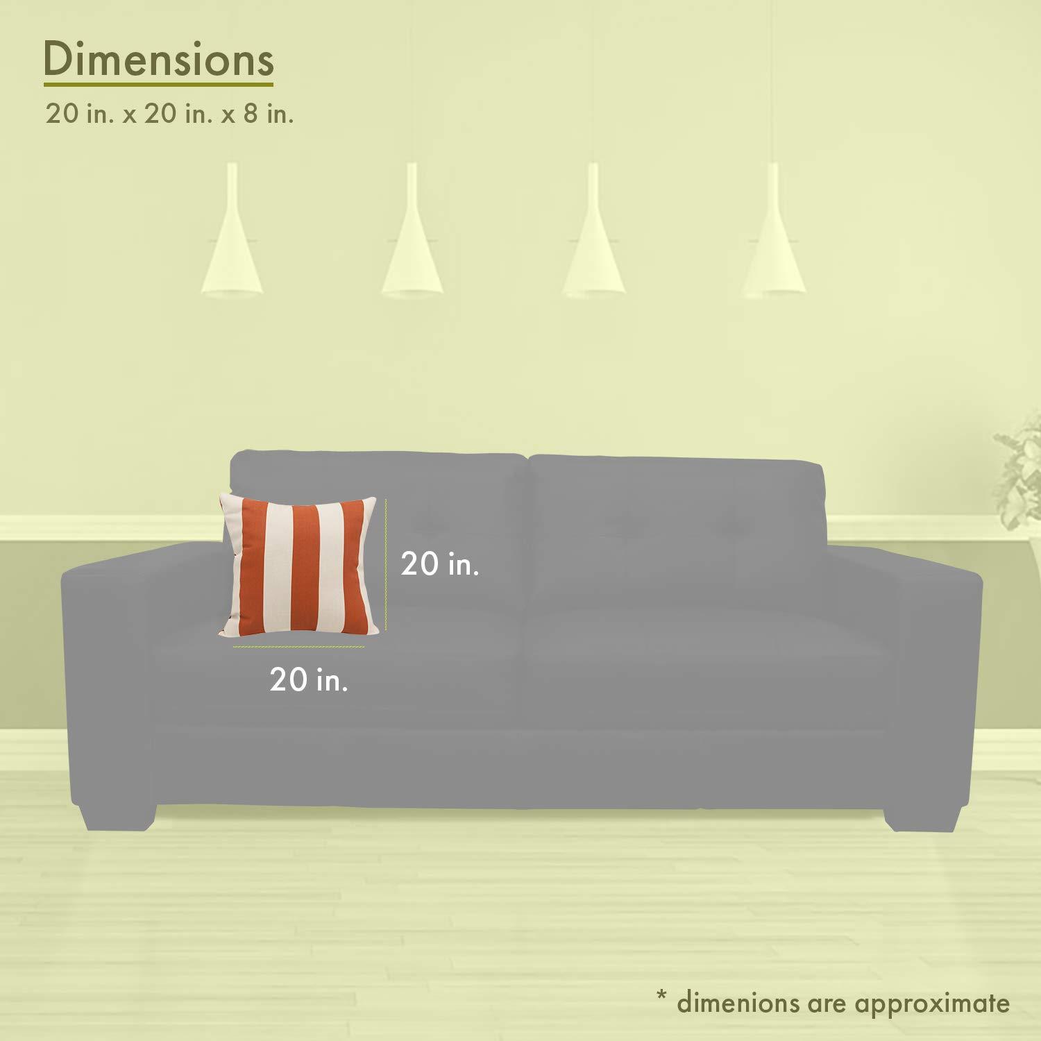 Majestic Home Goods Indoor/Outdoor Reversible Throw Pillow