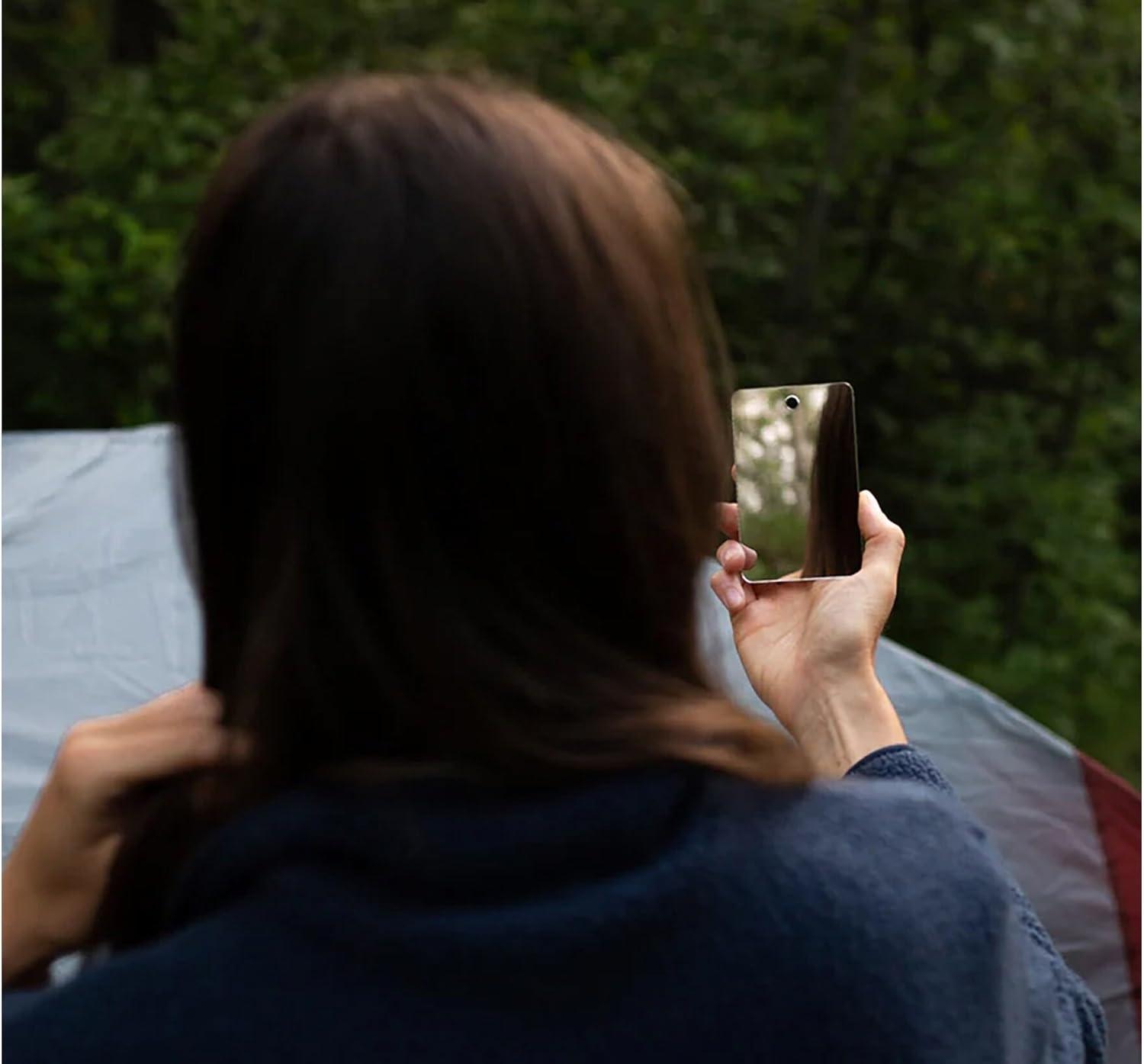 Coghlan's Featherweight Mirror, Unbreakable Acrylic Material, Emergency Survival