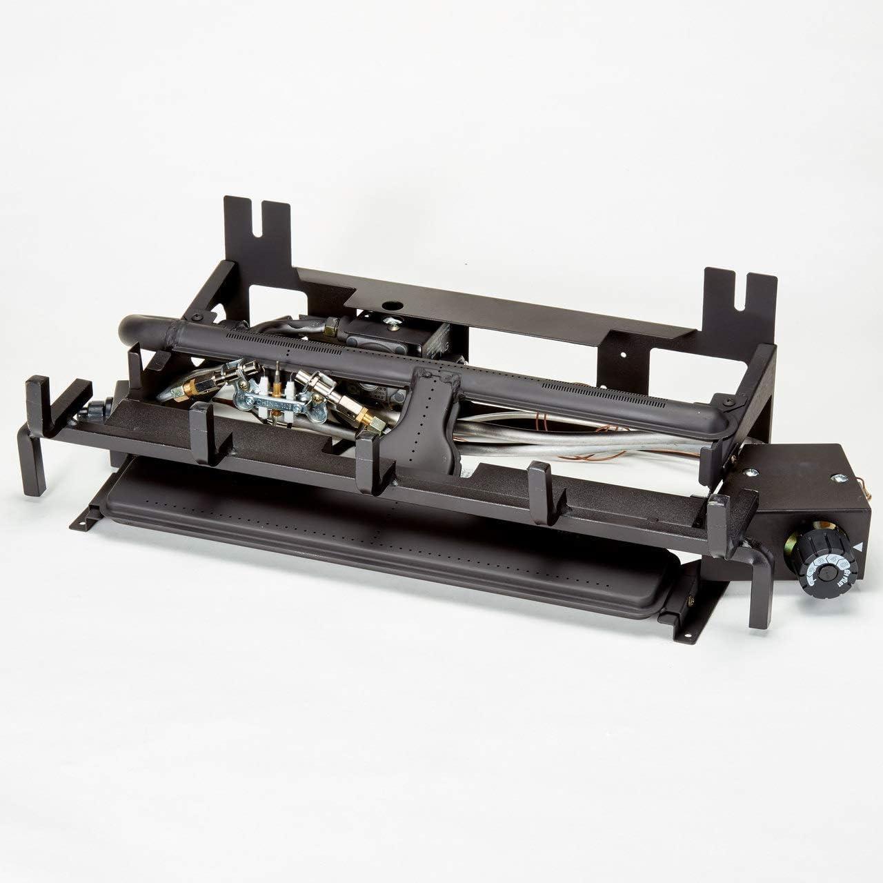 Duluth Forge Duluth Forge Vent less Dual Fuel Gas Log Set, Stacked Oak, T-Stat Control