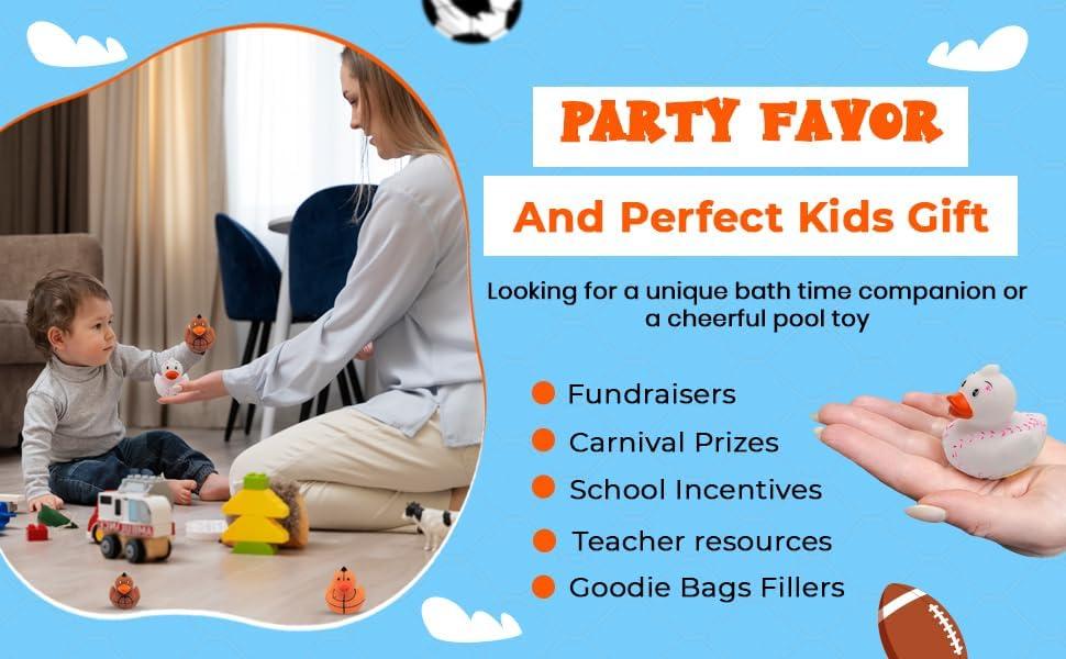 Sports Ducks - Pack of 12