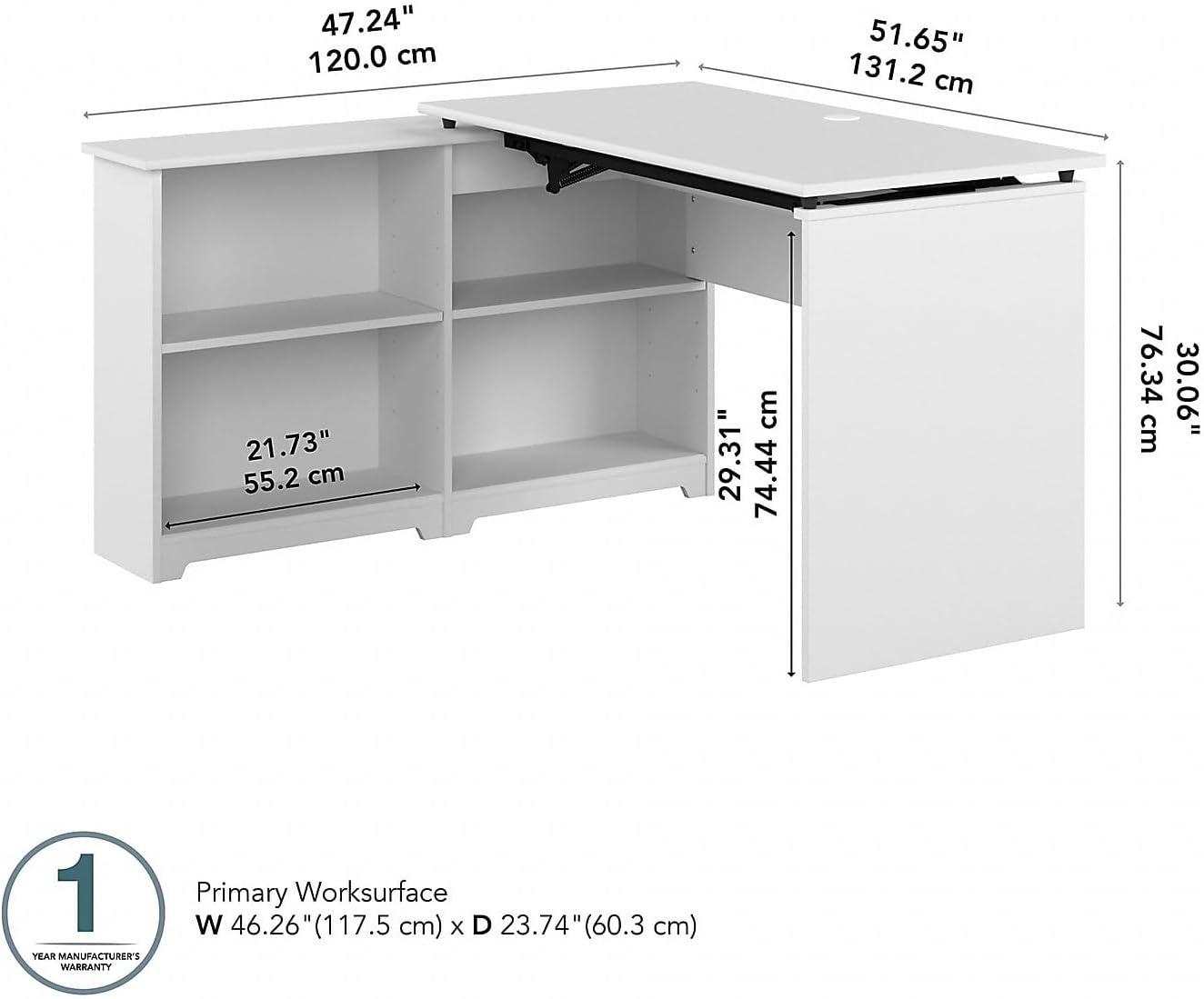 Almita 52'' Adjustable (sit to stand) Corner Desk