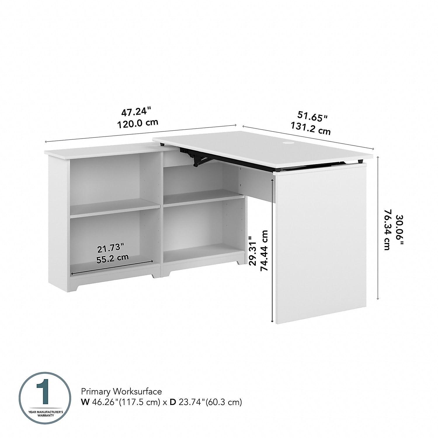 Almita 52'' Adjustable (sit to stand) Corner Desk