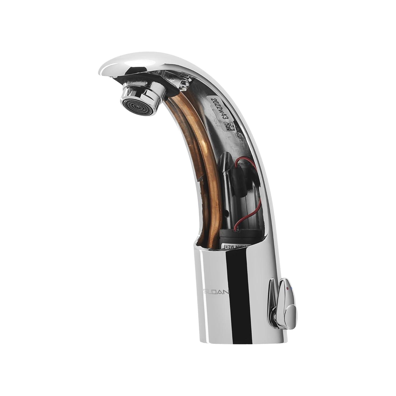 Optima Chrome Touch-Free Sensor Faucet with Temperature Mixer