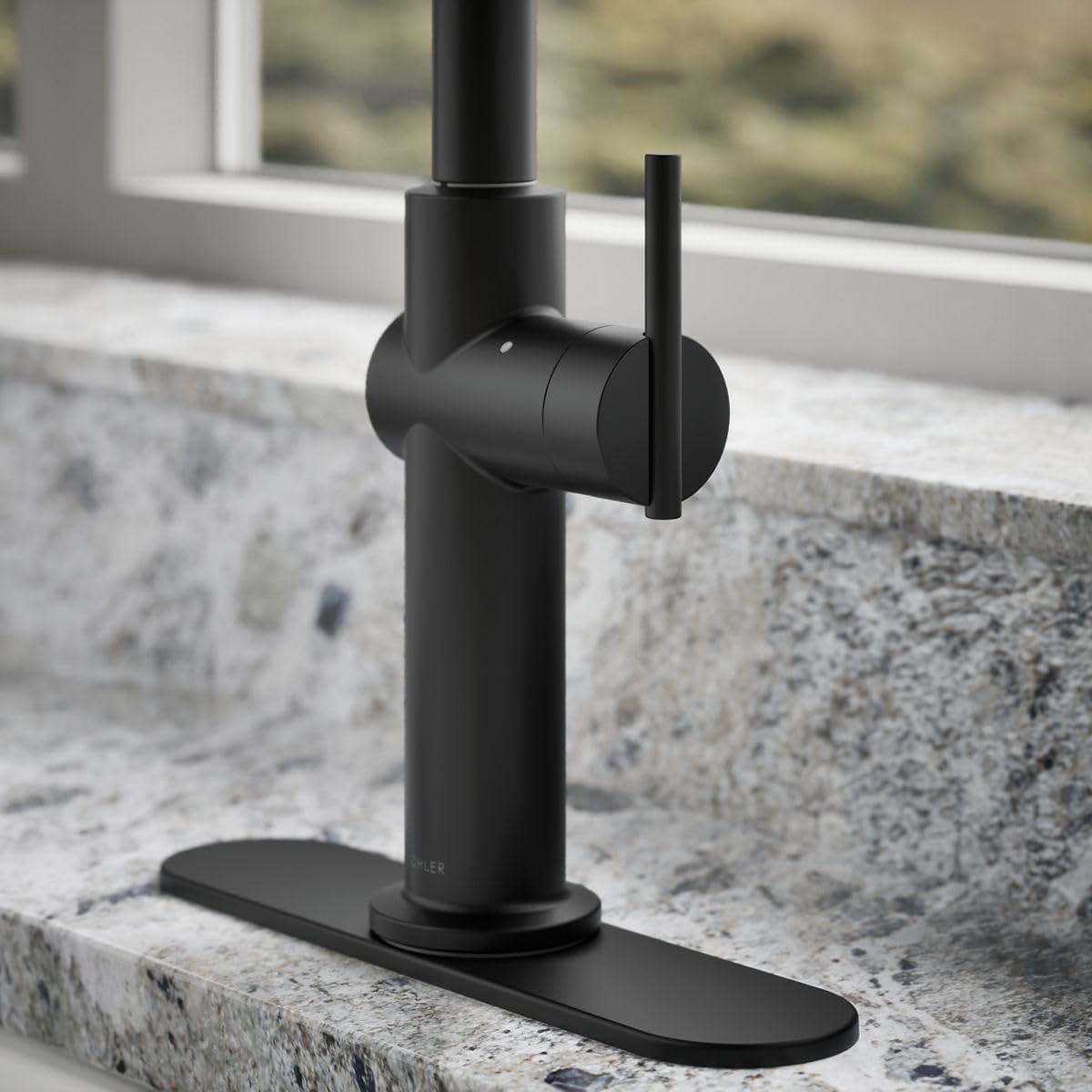 Crue Touchless Pull-Down Kitchen Sink Faucet with Three-Function Sprayhead