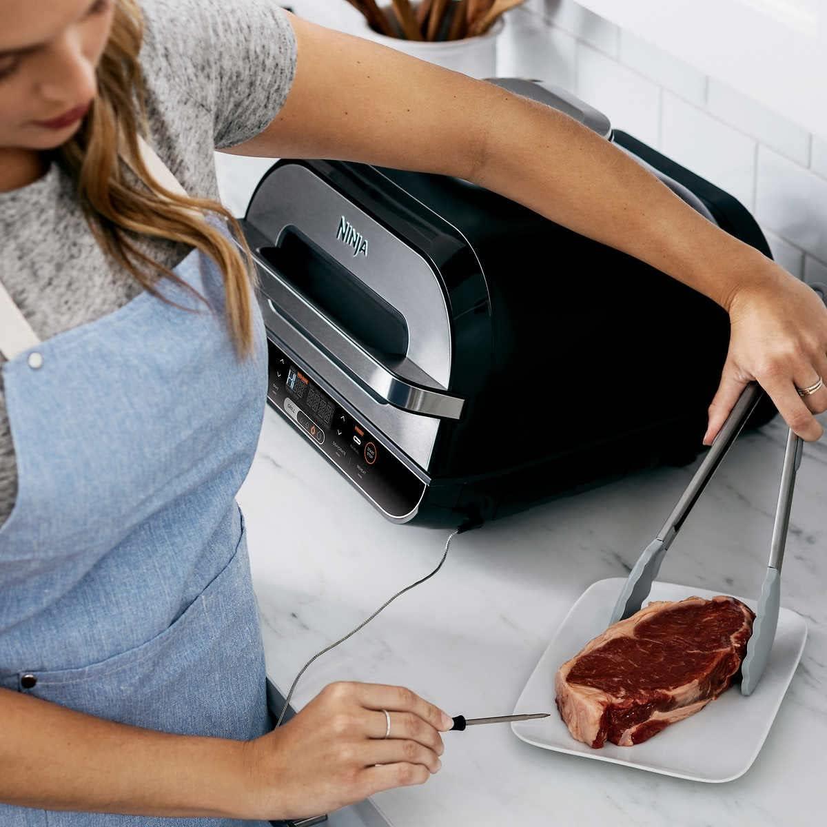 Ninja Ninja Foodi Smart XL 6-in-1 Indoor Grill with 4-qt Air Fryer, Roast, Bake, Broil, & Dehydrate