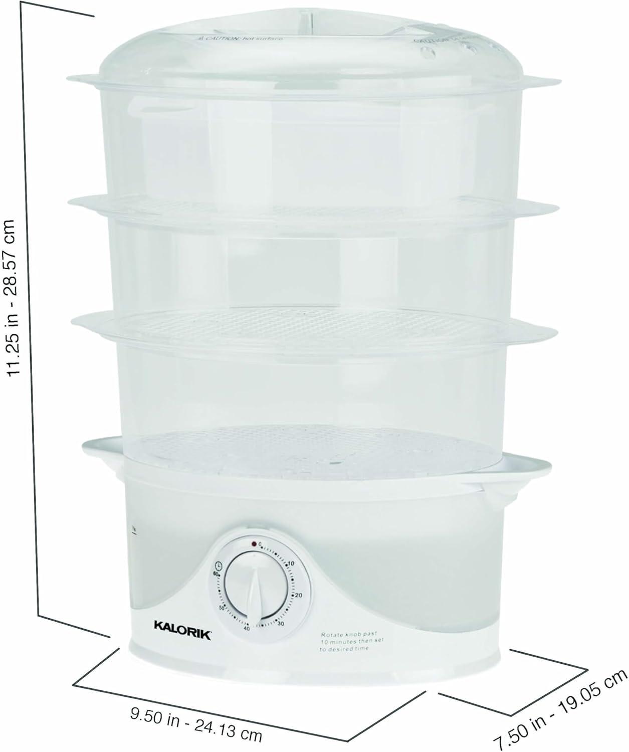Kalorik 3 Tier Food Steamer