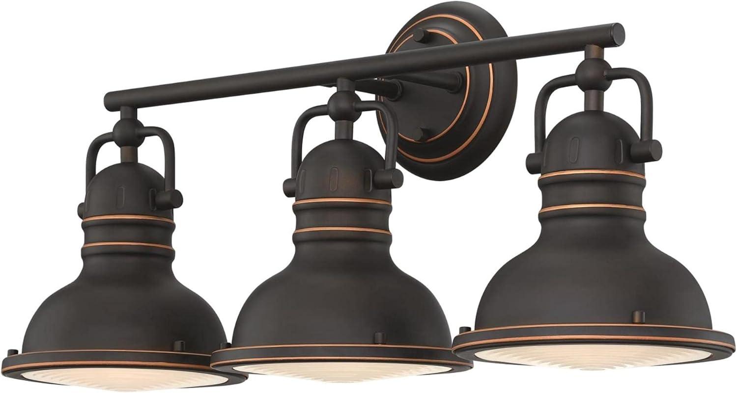 Westinghouse Lighting 6116200 Boswell Three-Light Indoor Wall Fixture, Oil-Rubbed Bronze