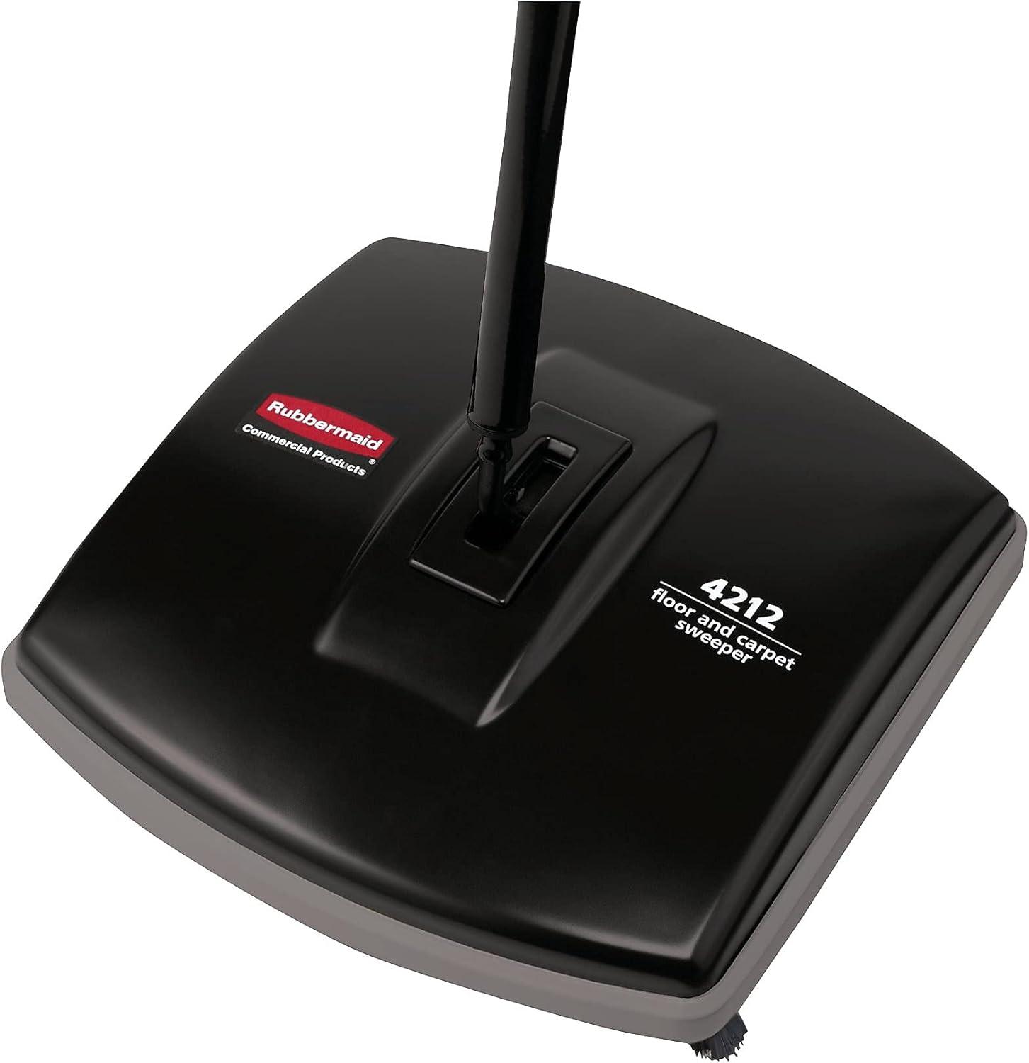 Rubbermaid Dual-Action Floor/Carpet  Sweeper, Gray & Reviews | Wayfair