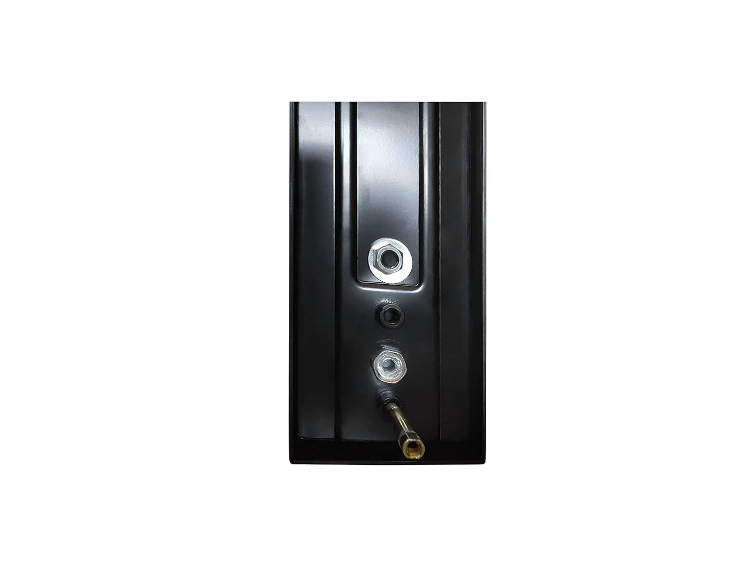 TMC Iron Black Front Double Door Handleset(Keyed&Dummy Set, Matte Black)