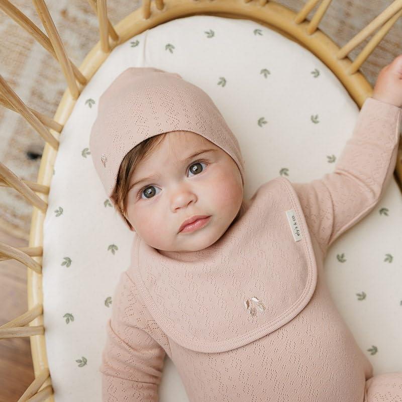 Ely's & Co. Baby Fitted Bassinet Sheet 100% Combed Jersey Cotton 2 Packs Gender Neutral