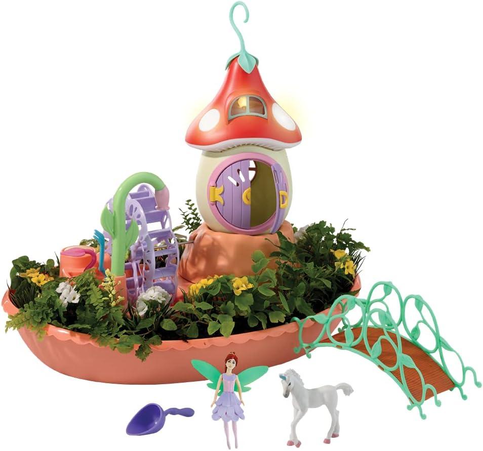 Enchanted Unicorn & Fairy LED Night Light Garden with Music