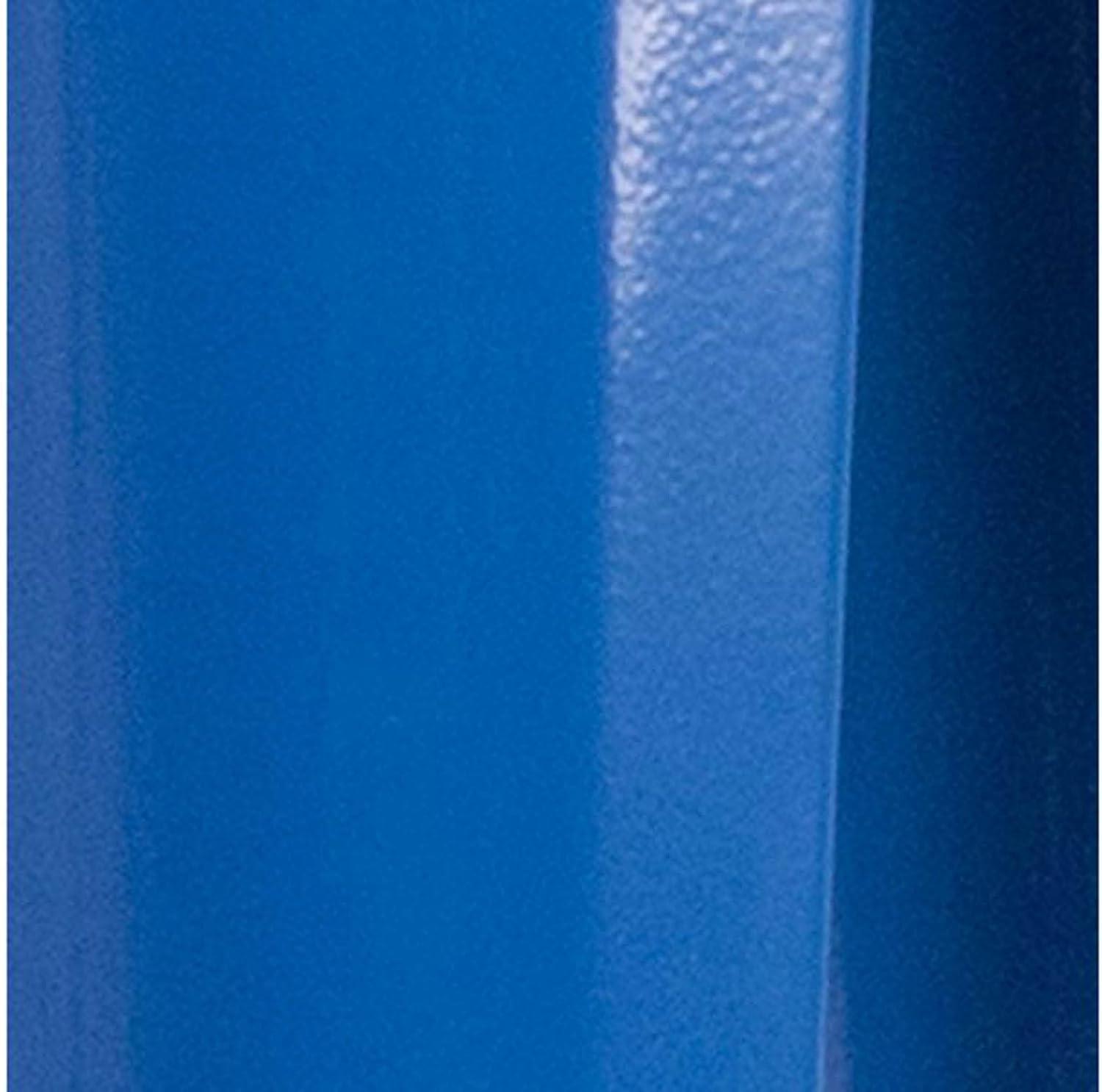 Flash Furniture Commercial Grade 30" High Backless Blue Metal Indoor-Outdoor Barstool with Square Seat