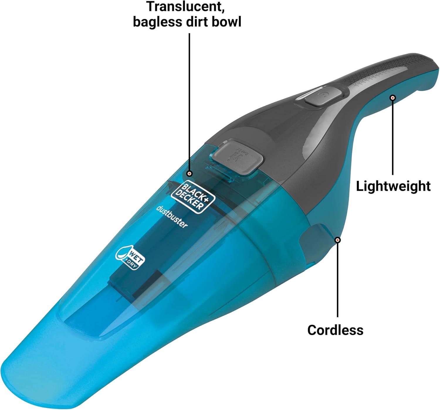 BLACK+DECKER HNVC215BW52 BLACK+DECKER dustbuster® QuickClean wet/dry cordless handheld vacuum