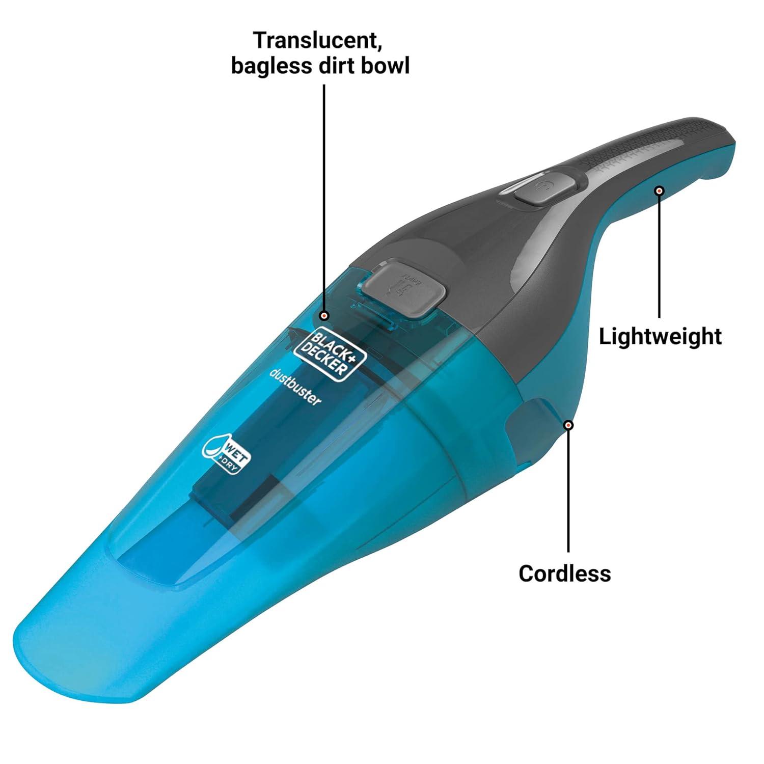 BLACK+DECKER HNVC215BW52 BLACK+DECKER dustbuster® QuickClean wet/dry cordless handheld vacuum