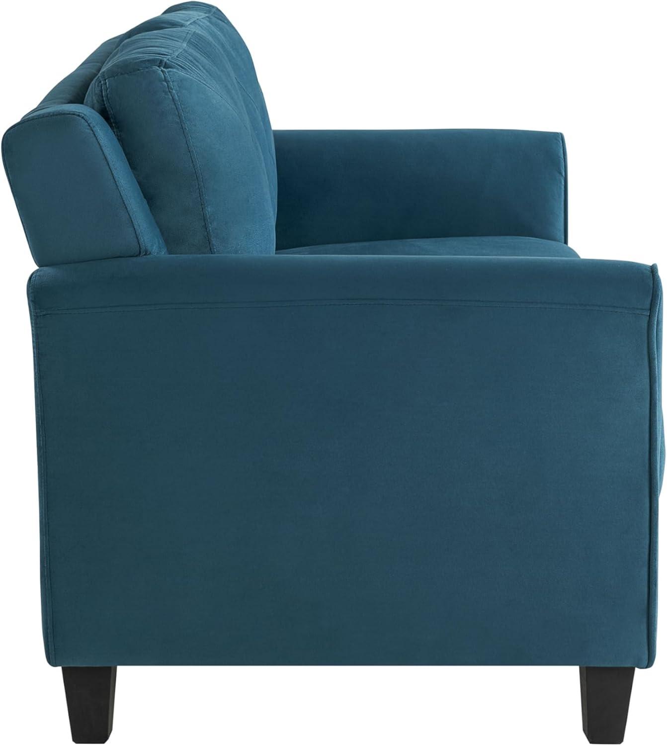 Lifestyle Solutions Harper Loveseat Blue Velvet