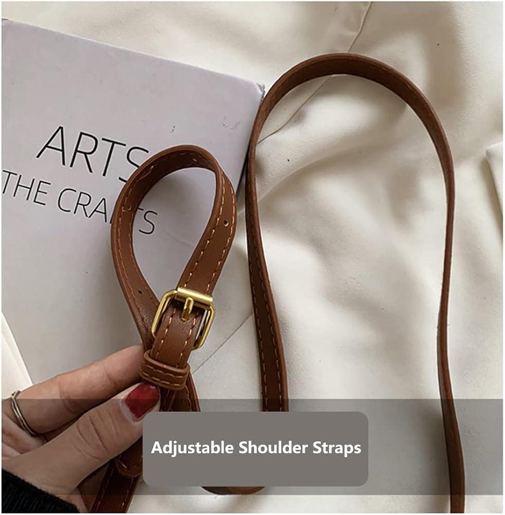 Women Shoulder Bags Crossbody Bag PU Leather Hobo Handbags Clutch Purse with Metal Clasp Closure