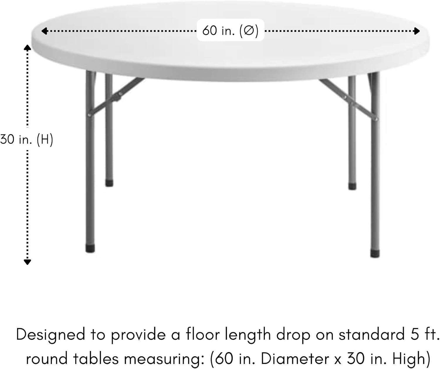 120" Round Eggplant Crinkle Taffeta Tablecloth for Events