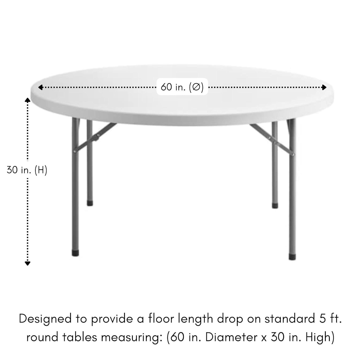 120" Round Eggplant Crinkle Taffeta Tablecloth for Events